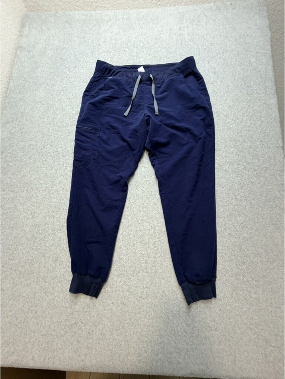 FIGS Jogger Scrub‎ Pants XL Navy Blue Technical Collection Drawstring Pockets